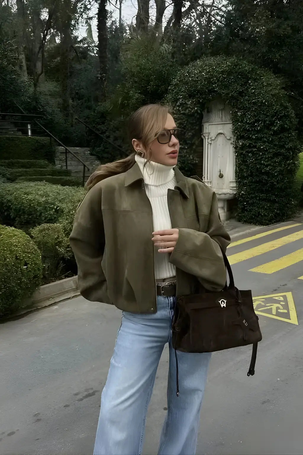 Sophia | Elegant Suede Loose Jacket