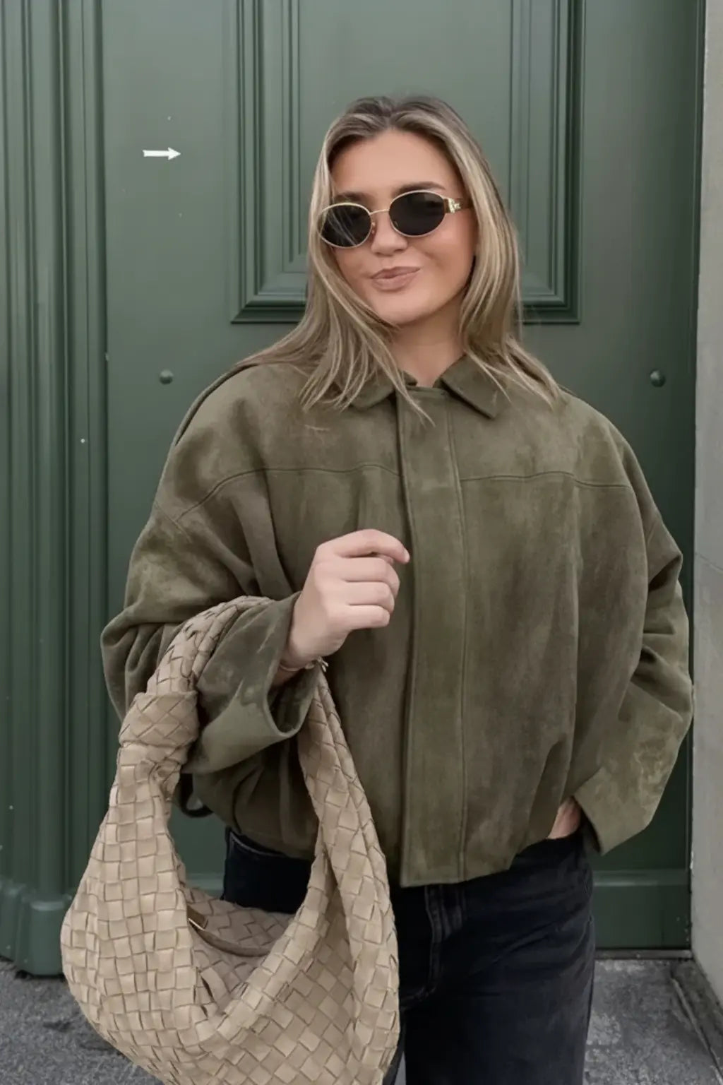 Sophia | Elegant Suede Loose Jacket