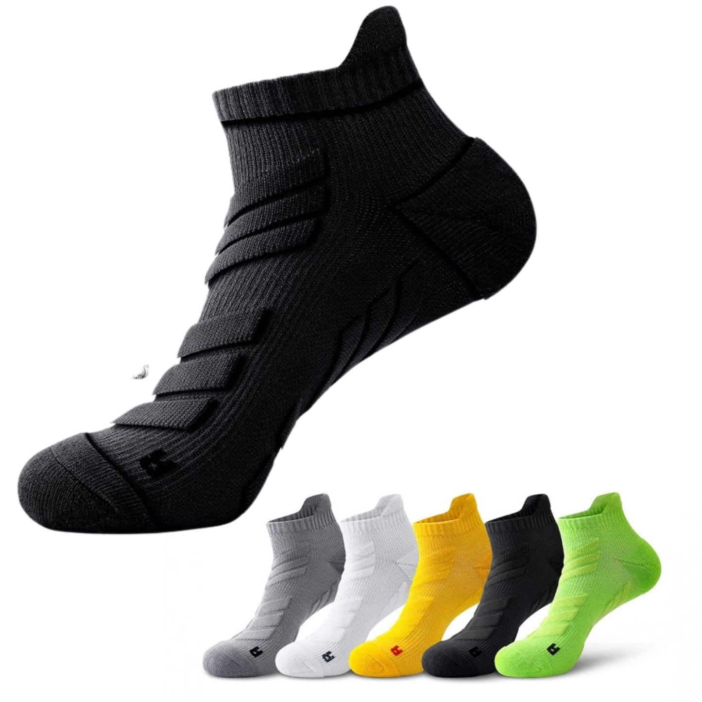 Stoßdämpfende Laufsocken – 5 Paare zum Preis von 3