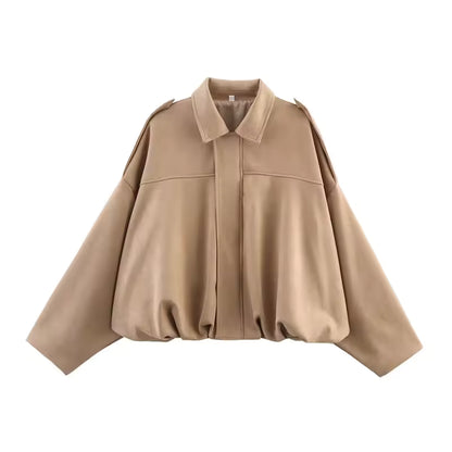 Sophia | Elegant Suede Loose Jacket