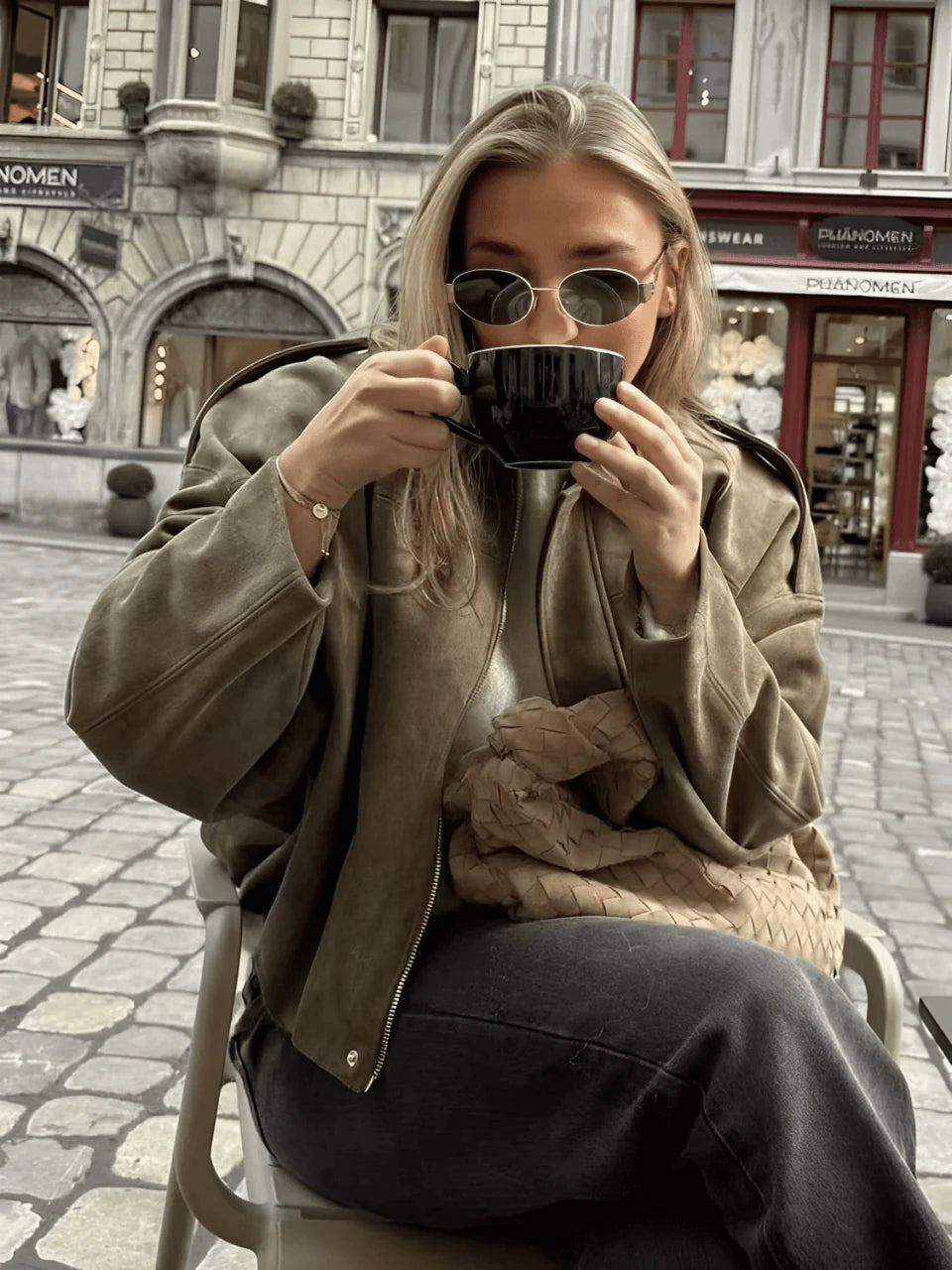 Sophia | Elegant Suede Loose Jacket